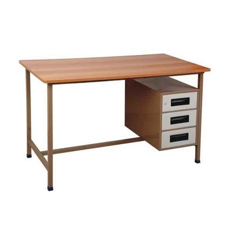 Generic 4x2ft Mild Steel Security Table with Attached Drawer, RF-OT-302