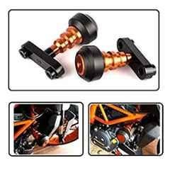 AOW Frame Slider Falling Protector Bike Crash (PackOf 2) Protector Pads Compatible for KTM Duke 125/200/250/390