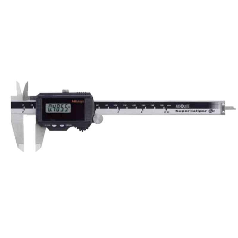 Mitutoyo 0-200mm Inch/Metric Dual Scale Solar Powered Super Caliper without SPC Data Output, 500-785
