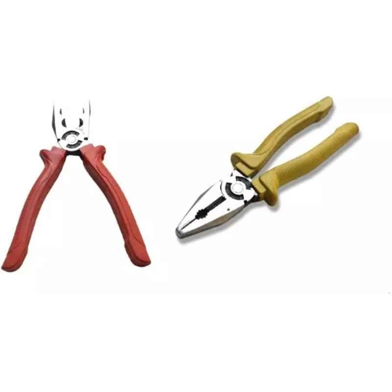 Sky Blue 2 Pcs 7.8 inch Lineman Plier Combo, SBE_PLIER_COMBO_MOD_00871