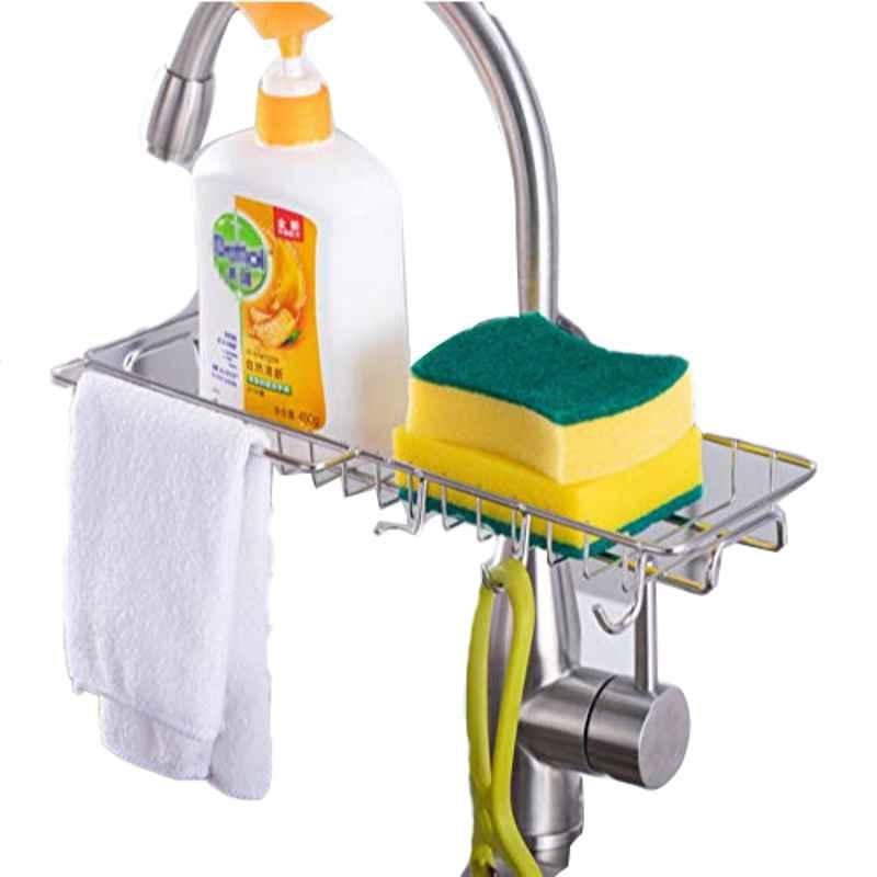 Rubik 20-25mm Stainless Steel Silver Single Layer Kitchen Sponge Holder