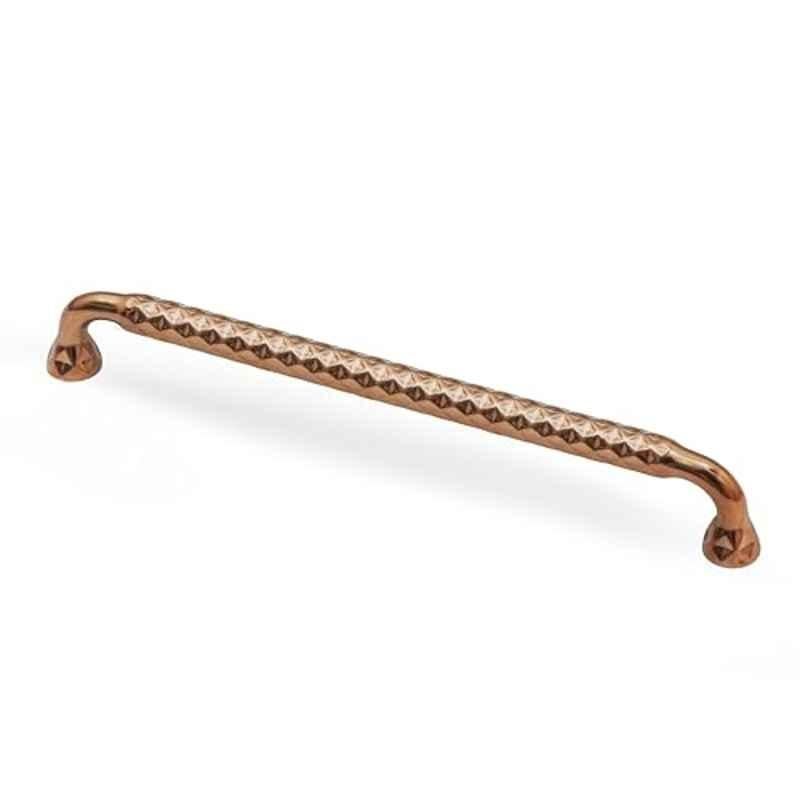 Plantex 288mm Zinc Rose Gold PVD Rose Gold Finish Pull Cabinet Handle for Home & Office, APS-DTC-3710-RG-288MM