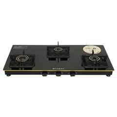 Faber Hob Prince Plus 3 Burners Manual Toughened Glass Top Cooktop, 106.0689.130