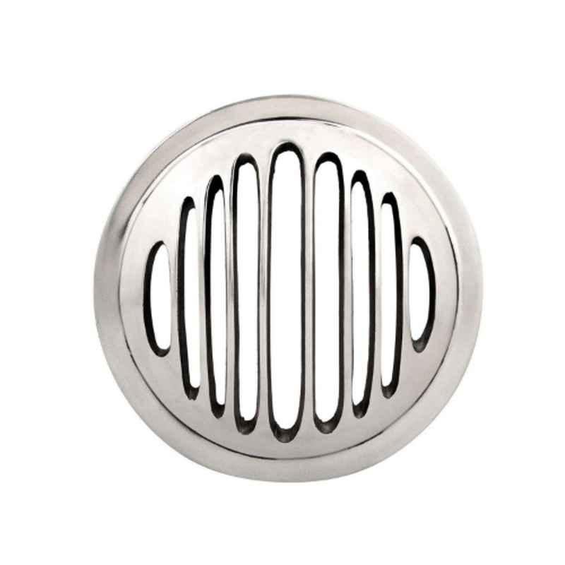AllExtreme EXCI1GC Chrome Metal Cast Iron Headlight Grill Cover