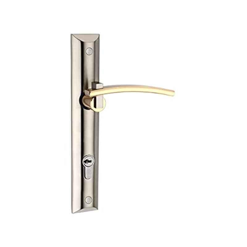 Bonus Olive1 65mm Brass Silver & Gold Bathroom Mortice Lock Set