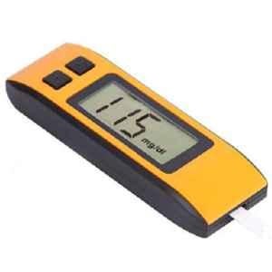 Pristyn Care Yellow & Black Digital Blood Glucometer with 25 Pcs Strips