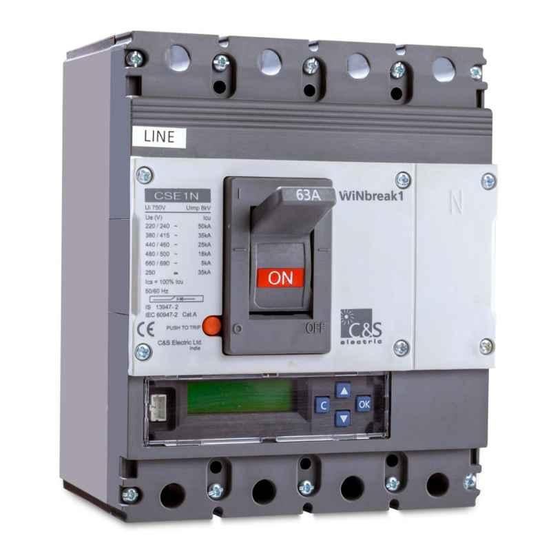 C&S 16A 50kA 3 Pole ACE 2 MCCB, CSCS125TM163P