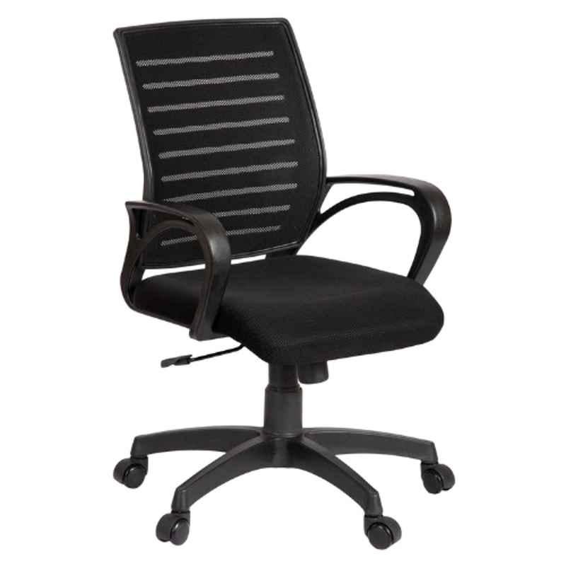 Just home black mesh best sale desk chair