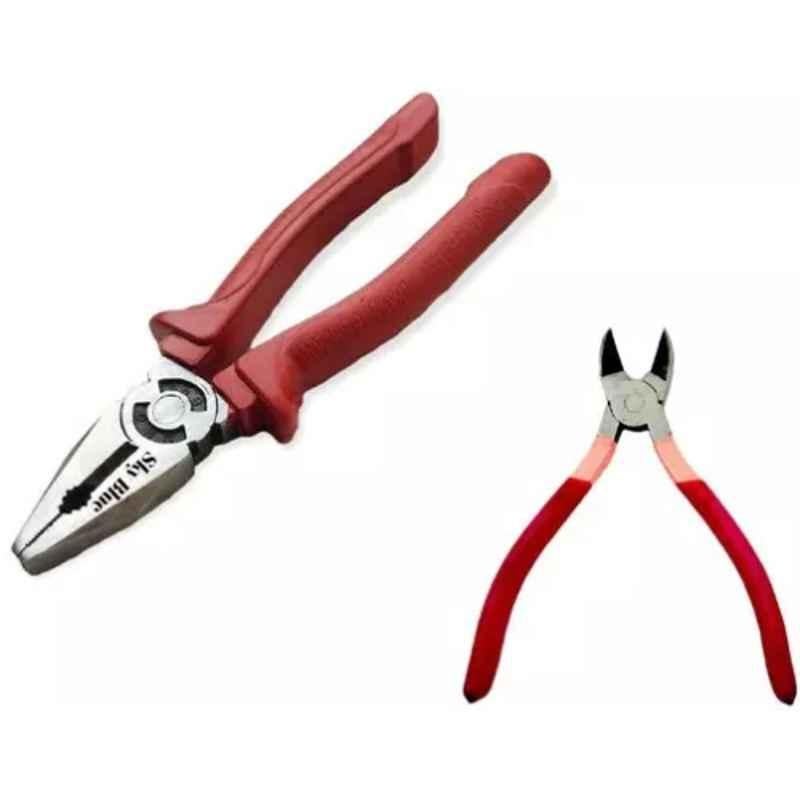 Sky Blue 2 Pcs 7.8 inch Groove Plier Combo, SBE_PLIER_COMBO_MOD_00566