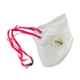 Venus V4200 White Niosh N95 Flat Fold C Style Respiratory Mask (Pack of 4)