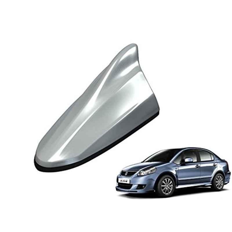 Kozdiko Silver Shark Fin Signal Receiver Antenna for Maruti SX4