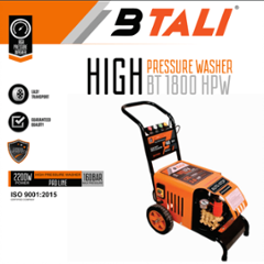 Btali BT 1800 HPW 160 bar 2200W Self Suction High Pressure Car Washer