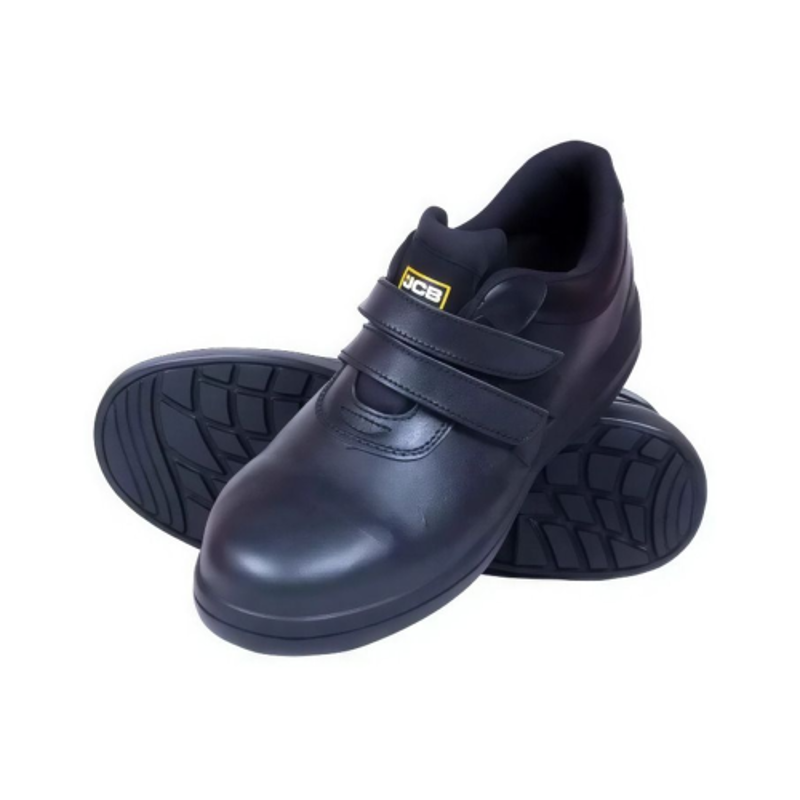 JCB COUNTESS Leather Steel Toe Black Work Safety Shoes for Women, Size: 6