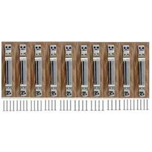 Onjecx 6 inch Stainless Steel Silver Cabinet Handle, SS046D12 (Pack of 12)