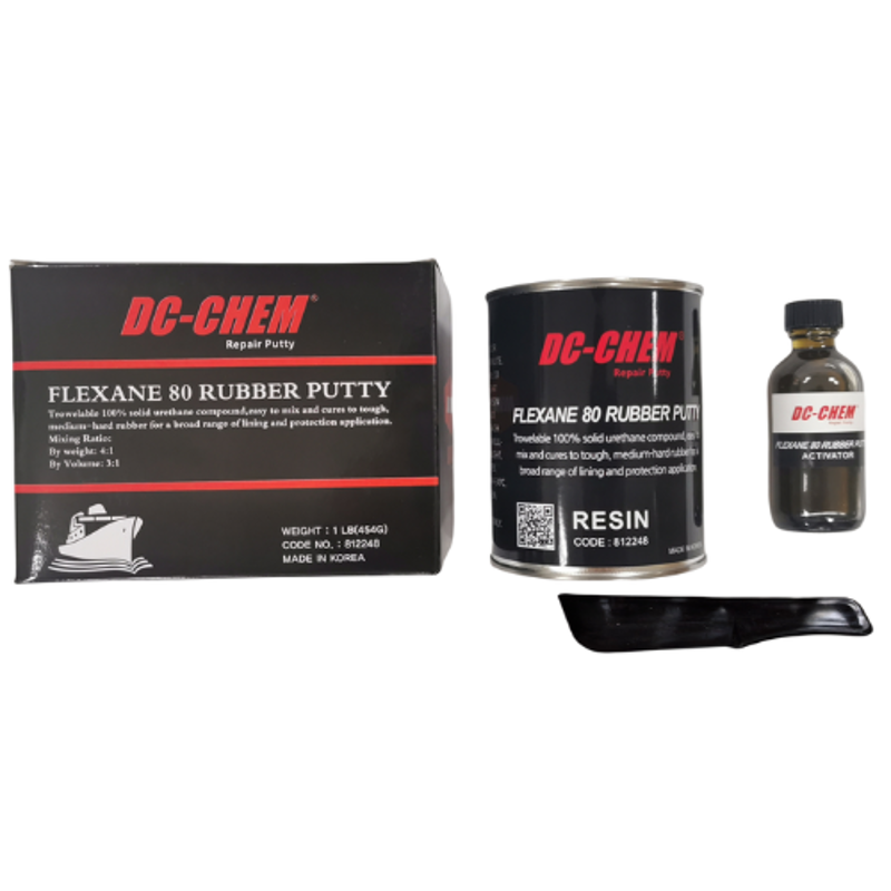 DC-CHEM 454g Flexane 80 Rubber Putty Adhesive Epoxy, 812248