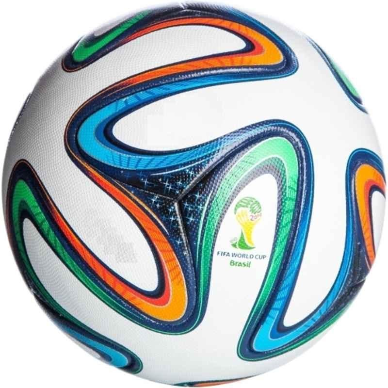 Hretails Brazuca Multicolour Football, Size: 5