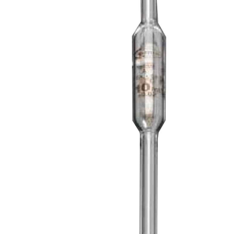 Glassco 15ml Boro 3.3 Glass 1 Mark Volumetric Pipette, 123.505.04A (Pack of 5)