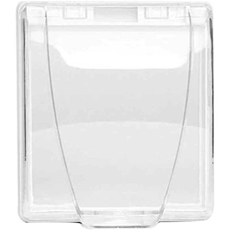 Starthi 114x100x42mm Clear Switch Box Cover, SSG-9903 (Pack of 2)