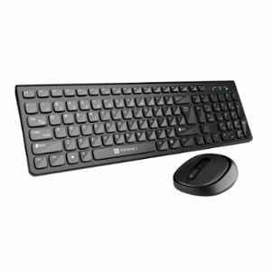 Portronics Key7 Combo 2.4GHz Black Wireless Keyboard & Mouse Combo, POR 1933