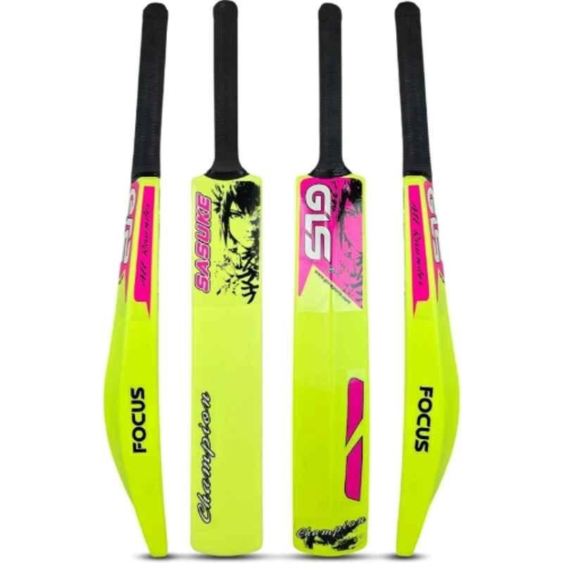 GLS Sasuke 800-850g PVC Green & Magenta PU Filled Cricket Bat for 15+ Yrs