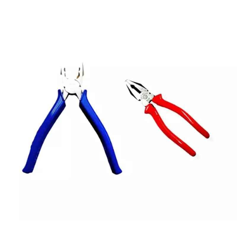 Sky Blue 2 Pcs 7.8 inch Lineman Plier Combo, SBE_PLIER_COMBOS_COMBO_249