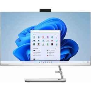 Lenovo IdeaCentre Intel Core i3 16GB/512GB SSD/Windows 11 Home FHD White All-in-One Desktop with 27 inch Display, F0GJ00F5IN