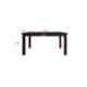 Angel Furniture Rosewood Glossy Finish Dark Brown Rectangular Dining Table with 4 Pcs Chair Set, AF-155W