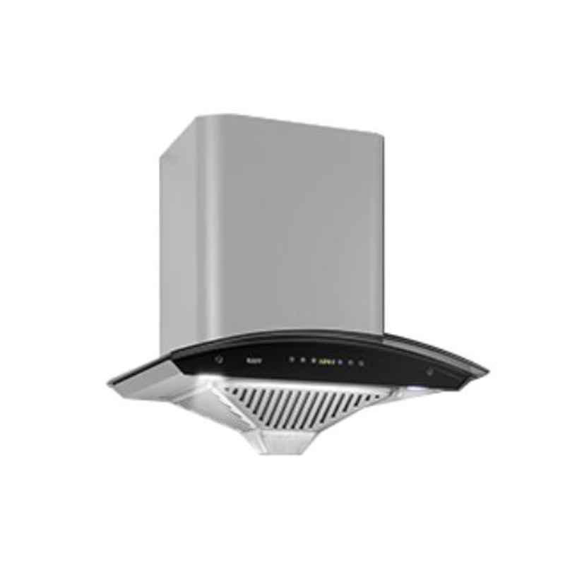 Kaff Ambra DHC 90 SS 90cm 1180Nmᶾ/h Stainless Steel Finish Chimney