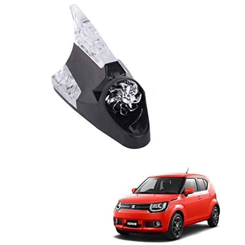 Kozdiko Black Auto Wind Power LED Light Shark Fin Car Antenna for Maruti Suzuki Ignis