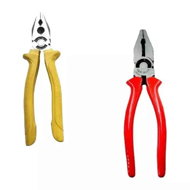 Sky Blue 2 Pcs 7.8 inch Lineman Plier Combo, SBE_PLIER_0181