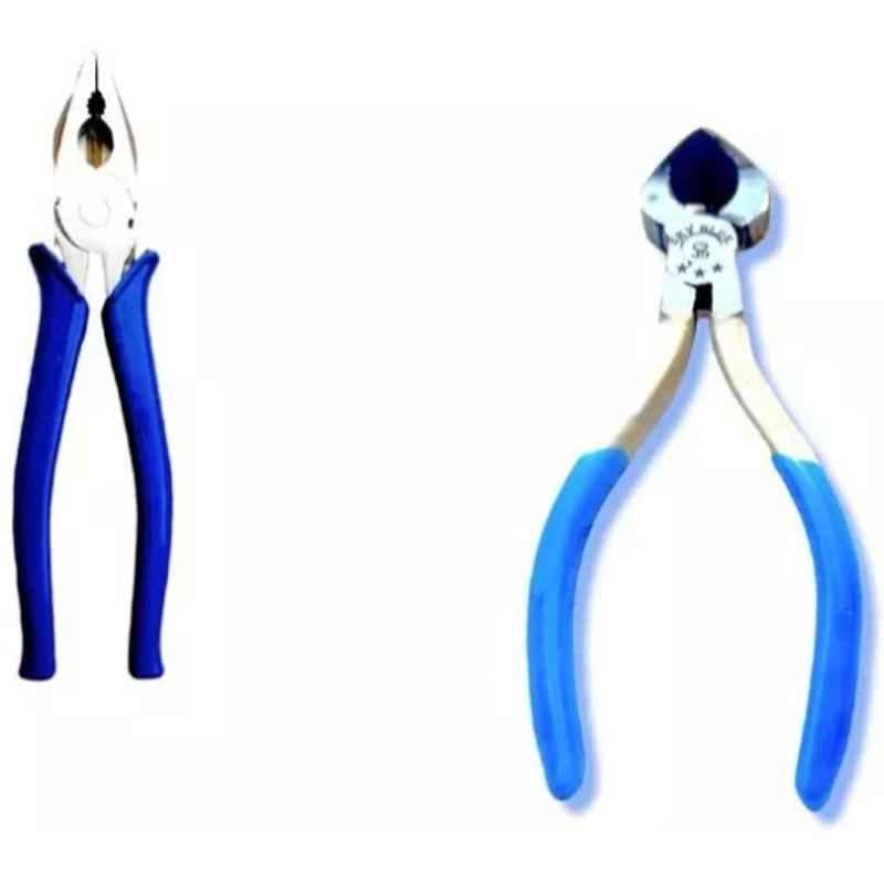 Sky Blue 2 Pcs 7.8 inch Groove Plier Combo, SBE_PLIER_COMBO_MOD_00151