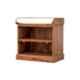 Angel Furniture 60x35x60cm Honey Finish Sheesham Wood Shoe Rack with removable shelf, AF-138H