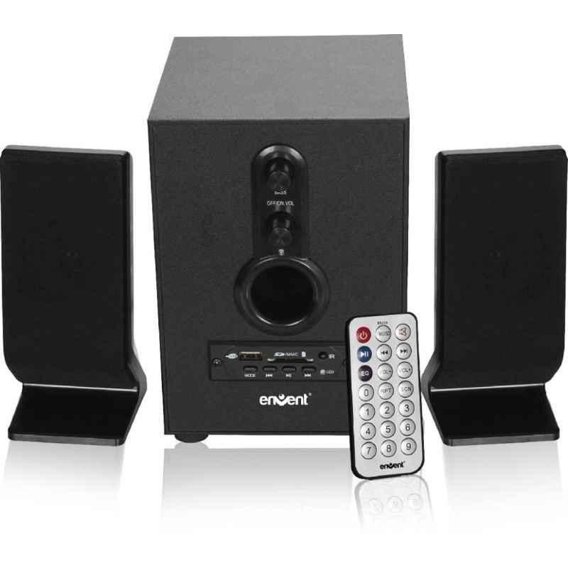 Envent Deejay 303 16W 2.1 Channel Bluetooth Home Audio Speaker, ET-SP21303-BL