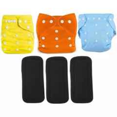 Fastgear Cotton Washable Button Strap Diaper, FG316, Size: Medium