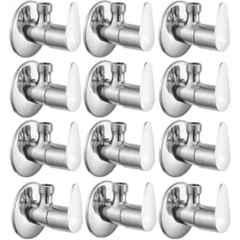 Senkiddpro Fusion Stainless Steel Chrome Finish Wall Mounted Angle Cock (Pack of 12)