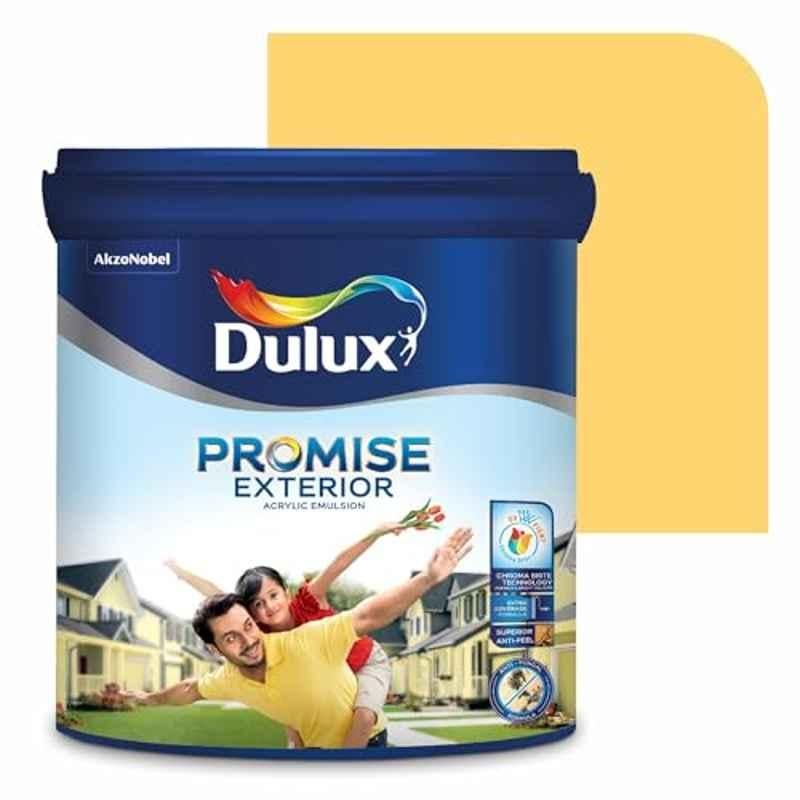 Dulux Promise 10 Litre Yellow Rose Gloss Finish Exterior Acrylic Emulsion Paint, FFD571-10