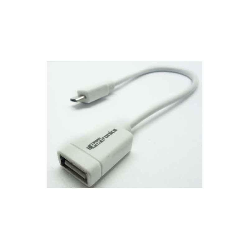 Portronics POR422 White OTG Cable