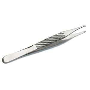 Forgesy 5 inch Stainless Steel Silver Straight Adson Dissecting Clamp
