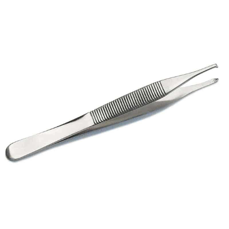 Forgesy 5 inch Stainless Steel Silver Straight Adson Dissecting Clamp