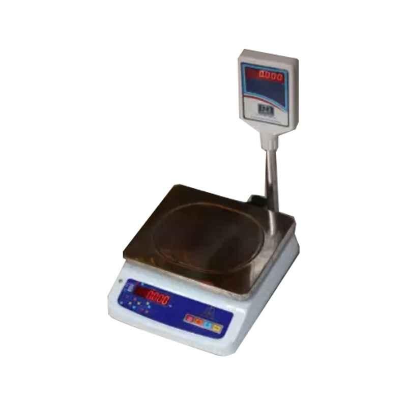 Titan Scales 30kg White Electronic Table Top Weighing Scale, TST-30P