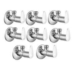 Fastgear Fusion Stainless Steel Silver Chrome Finish Angle Valve, FG3416 (Pack of 8)