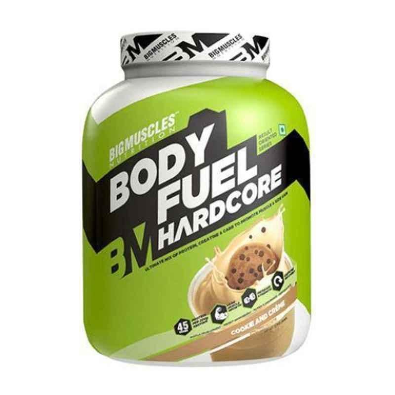 Big Muscles 3kg Cookies & Cream Body Fuel Hardcore Muscle Gainer