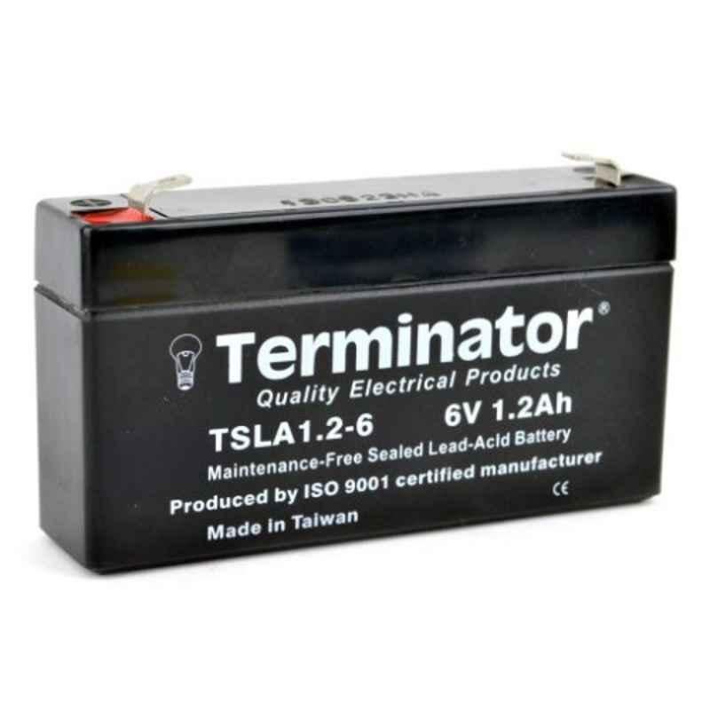Terminator 1.2Ah SLA Battery, TSLA1.2-6