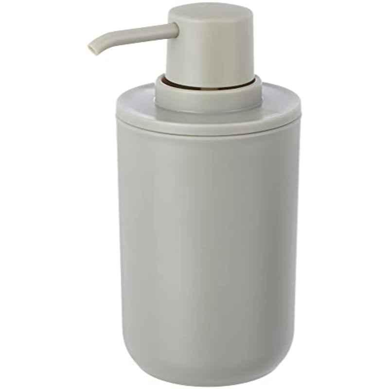 Idesign 355 ml Plastic & Alloy Steel Grey Refillable Liquid Soap Dispenser, 28513