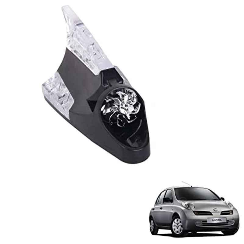 Kozdiko Black Auto Wind Power LED Light Shark Fin Car Antenna for Nissan Micra