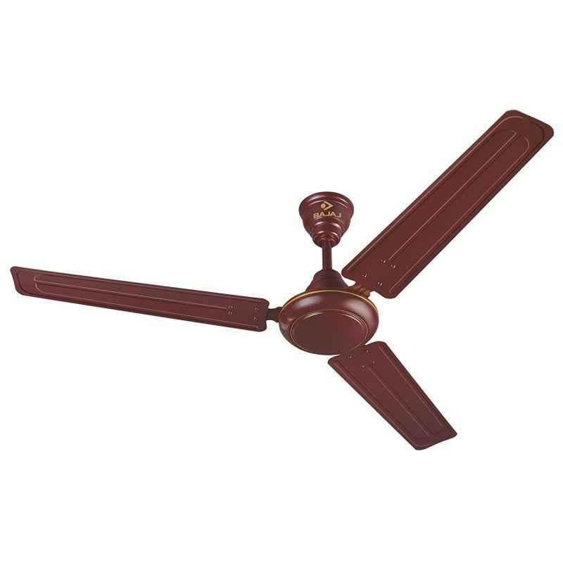 Bajaj Tezz 380rpm Brown Ceiling Fan, Sweep: 1200 mm