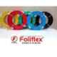 Foliflex Safety 10 Sqmm Red Single Core FR Multistrand PVC Flexible Wire, Length: 90 m