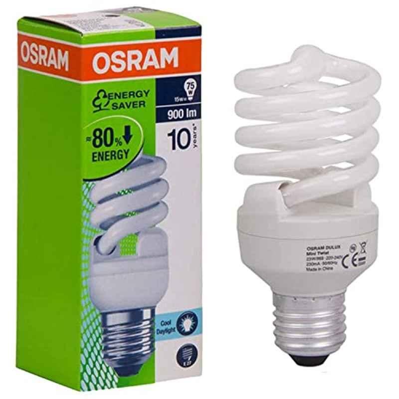 Osram 23W E27 Daylight Spiral CFL Bulb