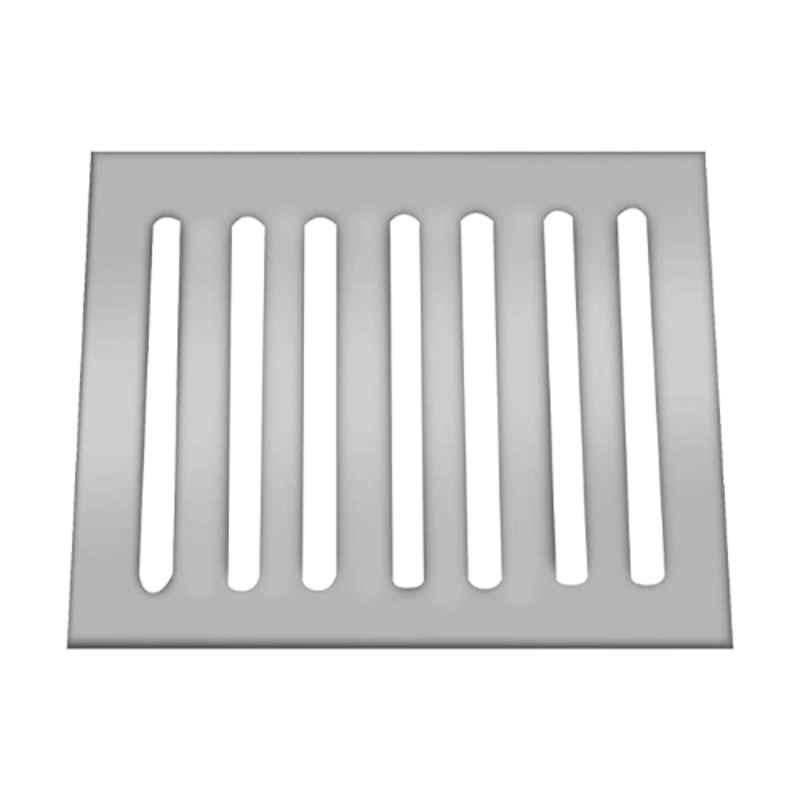 Sanjay Chilly VG S 100 4x4 inch Stainless Steel 304 Square Vertical Floor Drain Grating SC99000596