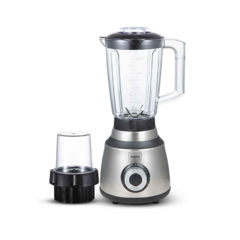 Impex 600W 1.6L Grey 2 in 1 Powerful Mixer Grinder, BL 3508